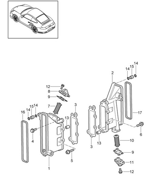 Diagram 103-007 Porsche Cayenne S 4.5L V8 2003>> Engine