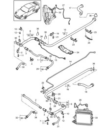 Refroidissement par eau 2 - A170 - 997.2 Turbo 3.8L 2010-13 Refroidissement par eau 2 - A170 - 997.2 Turbo 3.8L 2010-13