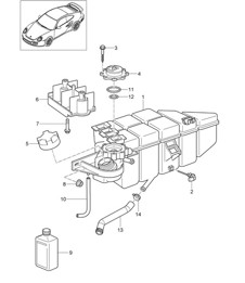 Wasserkühlung 4 - 9770 - 997.2 GT2 RS 3.6L 2010-11 Wasserkühlung 4 - 9770 - 997.2 GT2 RS 3.6L 2010-11