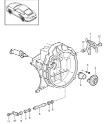 Débrayage / Cylindre récepteur d'embrayage - G9755 - 997.2 Turbo 2010-13 Débrayage / Cylindre récepteur d'embrayage - G9755 - 997.2 Turbo 2010-13
