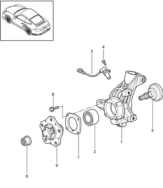 Diagram 401-005 Porsche 992 (911) MK2 2024>> 