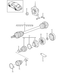 Antriebswelle / Radnabe 997.2 Turbo / GT2 RS 2010-13 Antriebswelle / Radnabe 997.2 Turbo / GT2 RS 2010-13