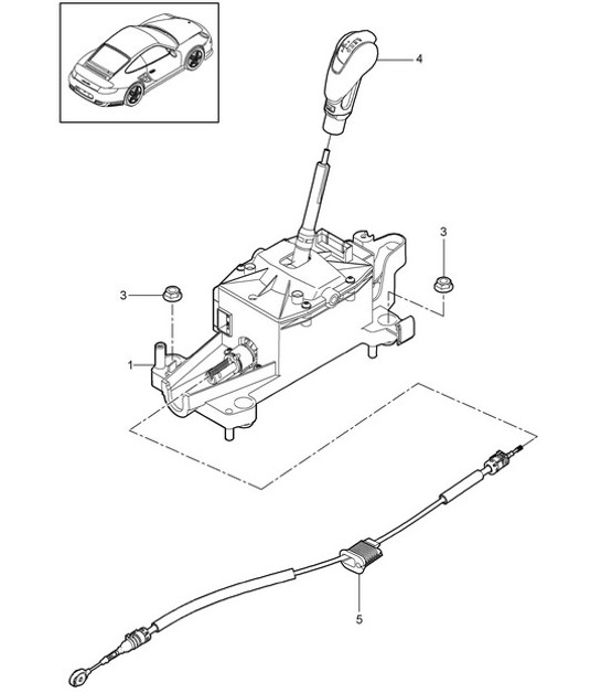Diagram 701-001 Porsche 918 Spyder 2014-2015 