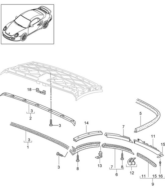 Diagram 811-020 Porsche Taycan Turbo S 