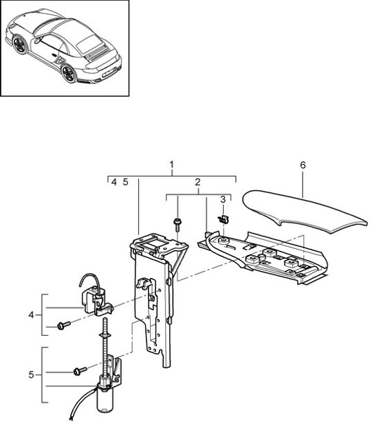 Diagram 811-030 Porsche Boxster GTS 718 4.0L Manual (400 ch) Carrosserie