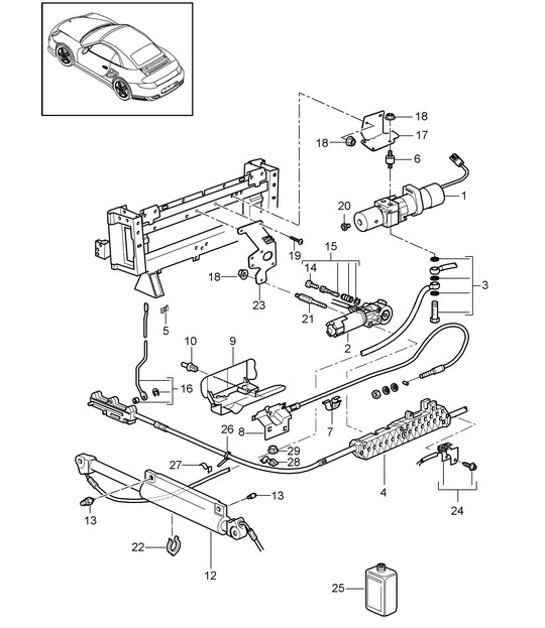 Diagram 811-035 Porsche Taycan (9J1) MK1 2020-2024 