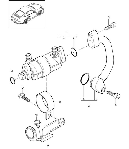 Diagram 813-026 Porsche Cayenne Turbo / Turbo S 4.8L 2007>> Body