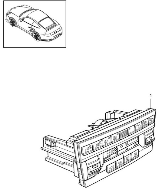 Diagram 813-045 Porsche 964 (911) (1989-1994) Body