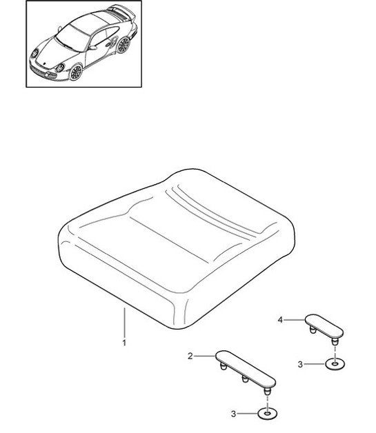 Diagram 817-050 Porsche Panamera Turbo V8 4.8L Body