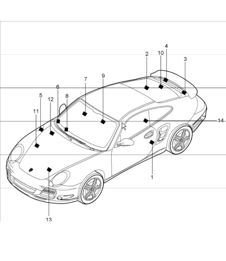 stickers 997.1 TURBO 2007-09 stickers 997.1 TURBO 2007-09