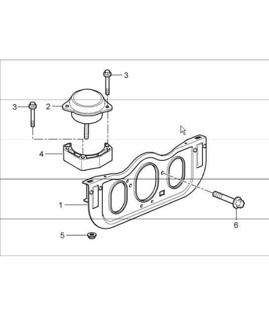 Diagram 109-00 Porsche Cayenne Coupé Turbo S E-Hybrid V8 4.0L 550 PS 
