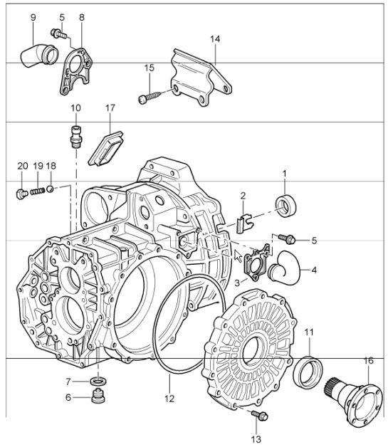 Diagram 302-01 Porsche 918 Spyder 2014-2015 