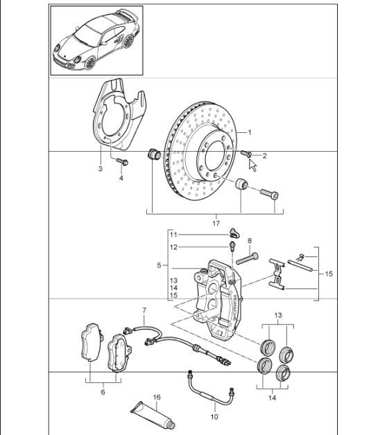 Diagram 602-00 Porsche Macan (95B) MK2 2019-2021 