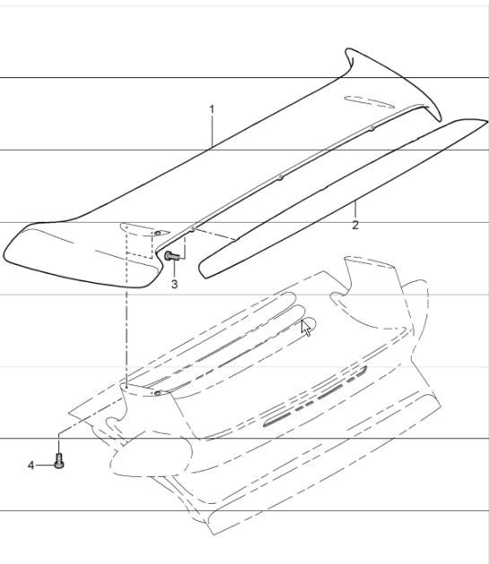 Diagram 803-08 Porsche 997 (911) MK1 2005-2008 Body