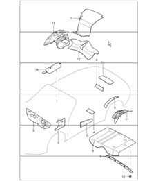 body sound proofing - 1 - for 997.1 TURBO CABRIO 2007-09
