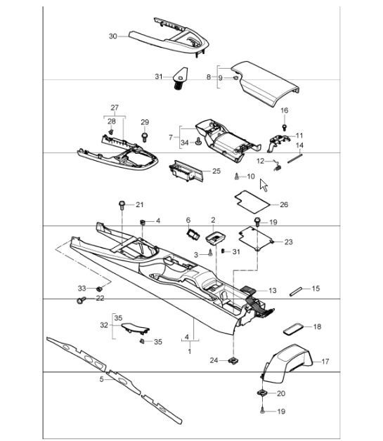 Diagram 809-20 Porsche 992 Carrera 4S 3.0L 