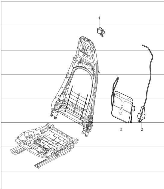 Diagram 817-07 Porsche 997 (911) MK1 2005-2008 Body