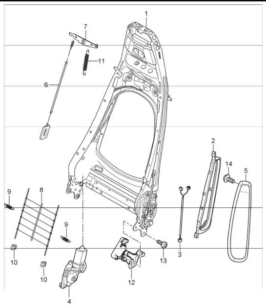 Diagram 817-15 Porsche 997 (911) MK1 2005-2008 Body