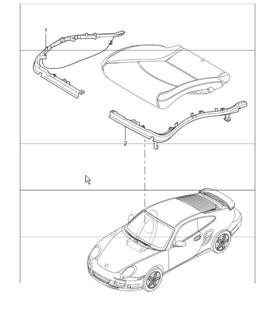 Diagram 817-16 Porsche 997 (911) MK1 2005-2008 Body