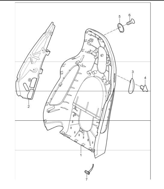 Diagram 817-30 Porsche 997 (911) MK1 2005-2008 Body