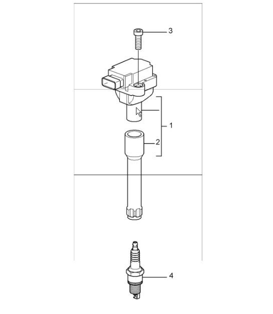 Diagram 901-00 Porsche 997 Carrera 4 3.6L 2005>> Elektrische Ausrüstung