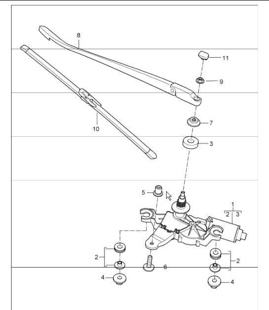 Diagram 904-05 Porsche 997 MKII GT3 2010>> Materiale elettrico