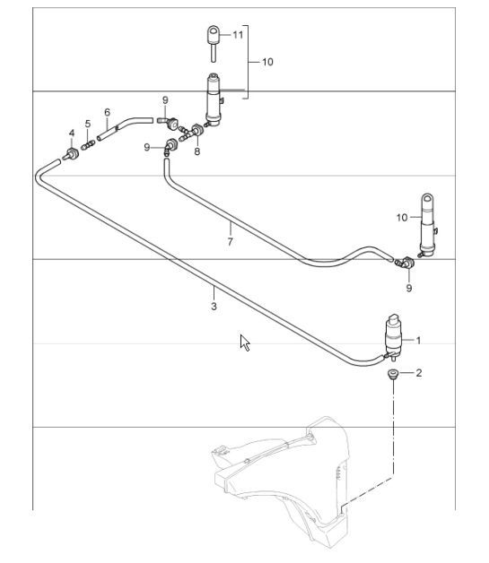 Diagram 904-20 Porsche Cayenne 3.2L V6 2003>> Electrical equipment