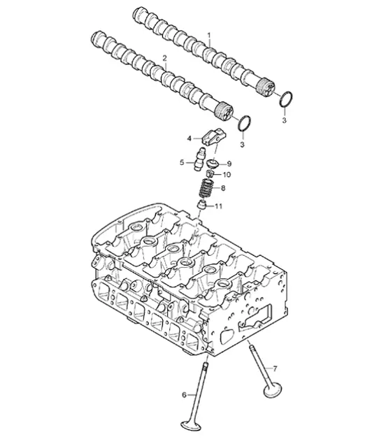 Diagram 103-12 Porsche Carrera GT 