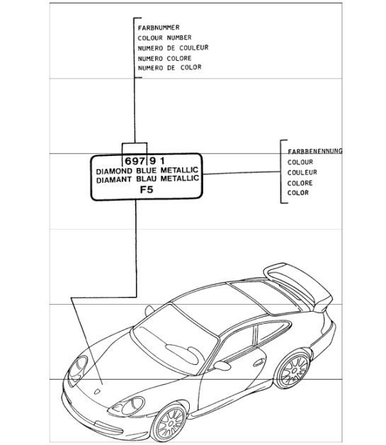 Diagram 004-00 Porsche Boxster 718 (982) 2017>> Accessories & others 