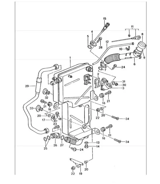 Diagram 104-05 Porsche Cayenne S/GTS 4.8L 2007>> Motor