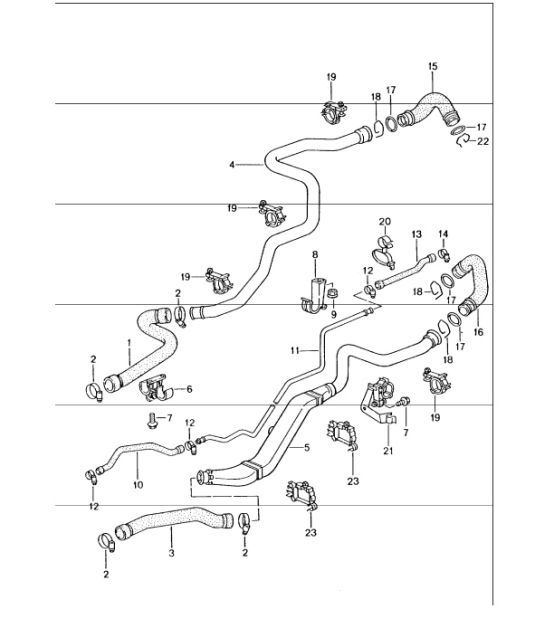 Diagram 105-05 Porsche Cayman S 3.4L 987C 2005-08 Engine