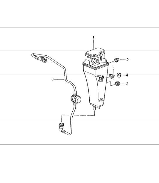 Diagram 201-20 Porsche Cayenne Turbo V8 4.8L Petrol 500HP Fuel System, Exhaust System