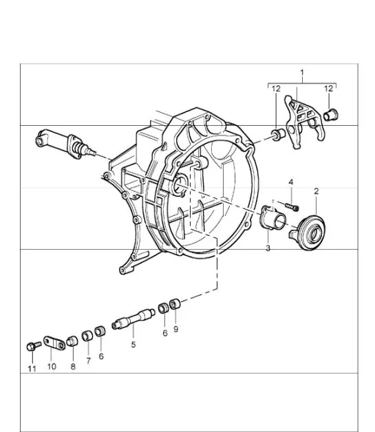 Diagram 301-05 Porsche Cayenne S V6 3.0L Hybrid 380PS Übertragung