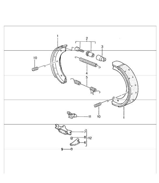 Diagram 603-05 Porsche Cayenne Turbo / Turbo S 4.8L 2007>> Wheels, Brakes