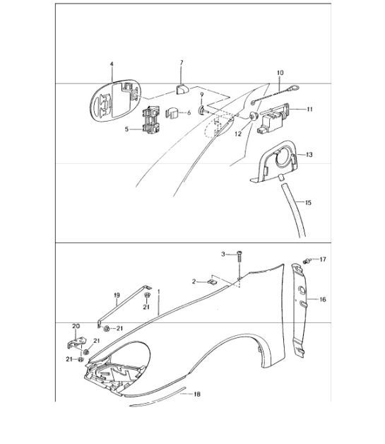 Diagram 801-40 Porsche Macan Turbo 3.6L V6 400Bhp Carrozzeria