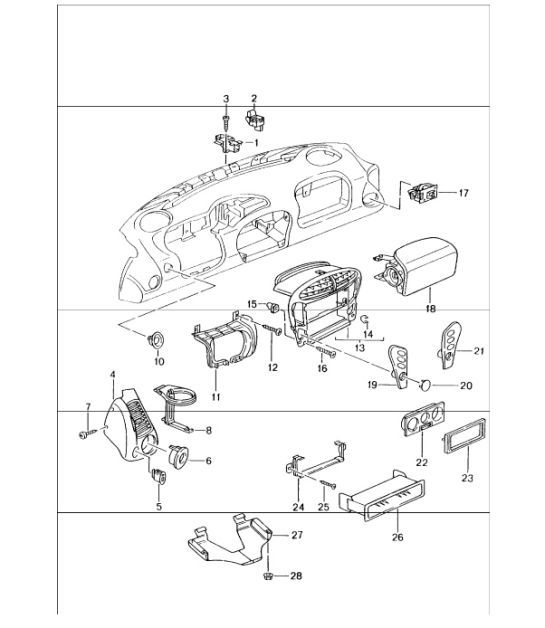 Diagram 809-01 Porsche Macan GTS Benzine 3.0L V6 360 pk Carrosserie