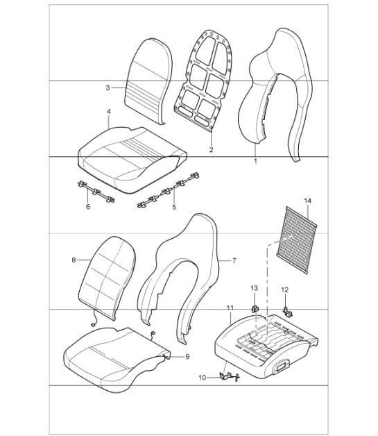 Diagram 817-25 Porsche 928S4 5.0L 1987-92 