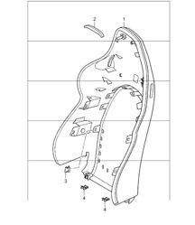 backrest shell sports seat