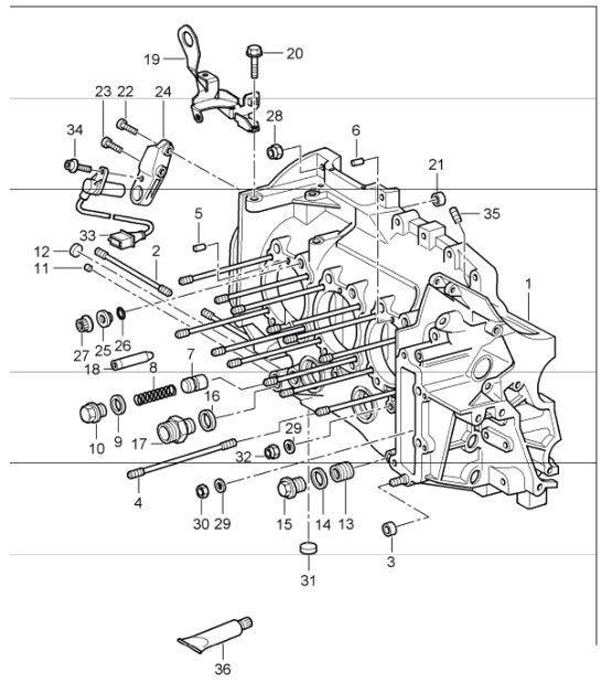 Diagram 101-05 Porsche 992 (911) 2019>> Moteur