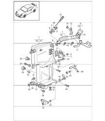 engine lubrication, oil tank 997 GT3 / GT3 RS M97.77 2010-11 and 997 GT3 RS 4.0 M97.74 2011 engine lubrication, oil tank 997 GT3 / GT3 RS M97.77 2010-11 and 997 GT3 RS 4.0 M97.74 2011