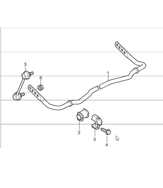 Diagram 501-03 Porsche 997 MKII GT3 2010>> 后轴