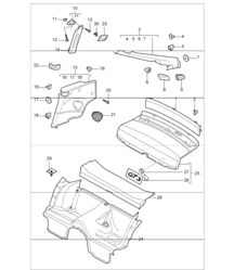 linings rear 997 GT3 2007-11 linings rear 997 GT3 2007-11
