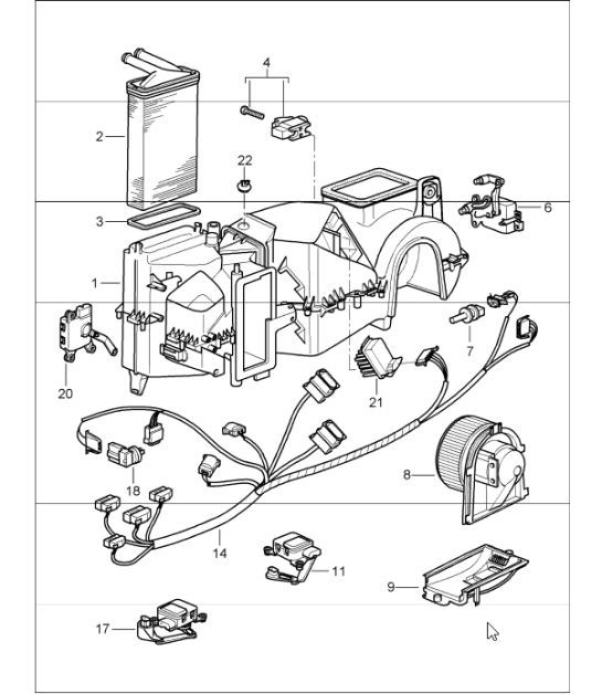 Diagram 813-05 Porsche Cayenne Turbo S 4.5L 2006>> Karosserie