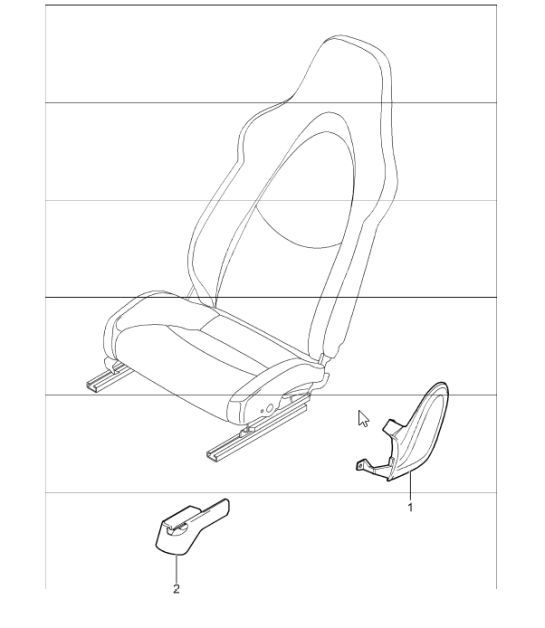 Diagram 817-20 Porsche 997 (911) MK1 2005-2008 Body