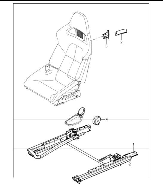 Diagram 817-96 Porsche 997 (911) MK1 2005-2008 Body