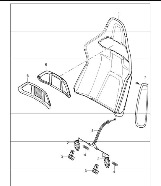 Diagram 817-99 Porsche 997 (911) MK1 2005-2008 Body