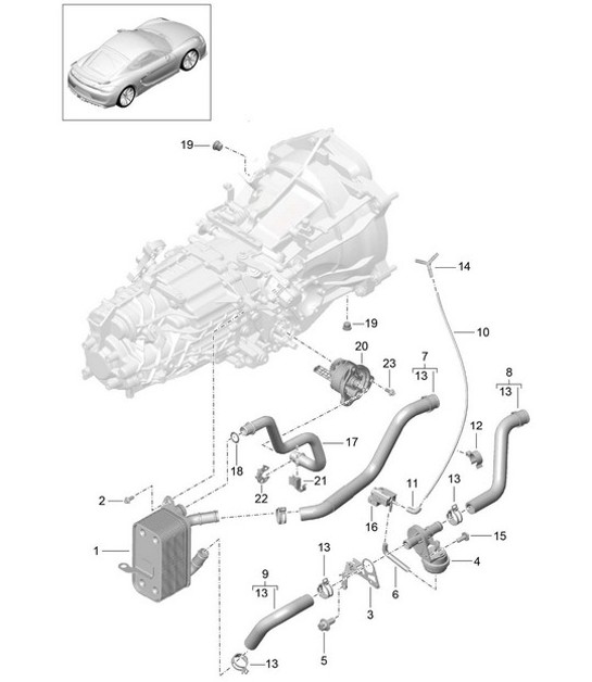 Diagram 302-015 Porsche Taycan GTS 