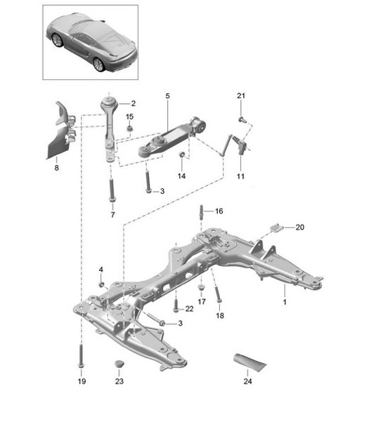 Diagram 401-000 Porsche Taycan (9J1) MK2 2024>> 