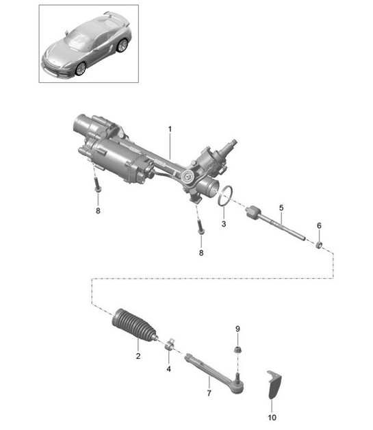 Diagram 403-000 Porsche Cayenne Coupé E-Hybrid V6 3.0L 340CV 
