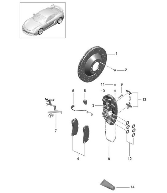 Diagram 602-000 Porsche 928GTS 5.4L 1992-95 